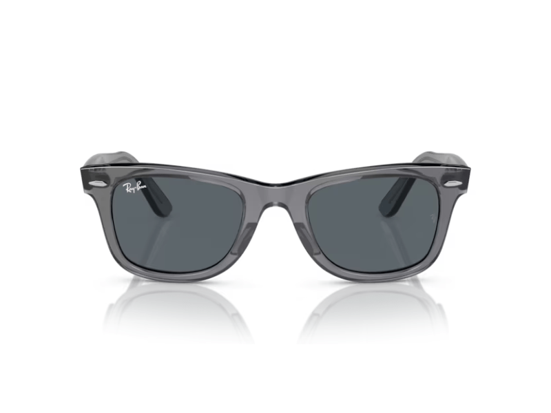 Ray Ban Wayfarer RB2140 Transparent Grey Blue - Imagen 4