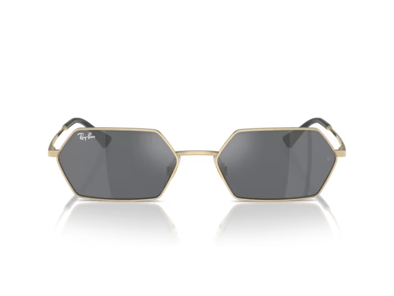 Ray Ban Yevi RB3728 Light Gold Dark Grey Silver - Imagen 3
