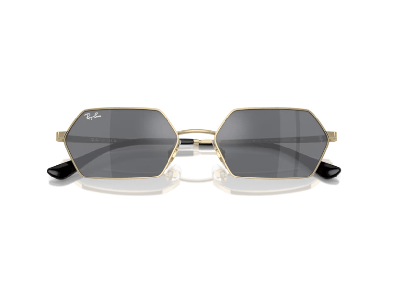 Ray Ban Yevi RB3728 Light Gold Dark Grey Silver - Imagen 6