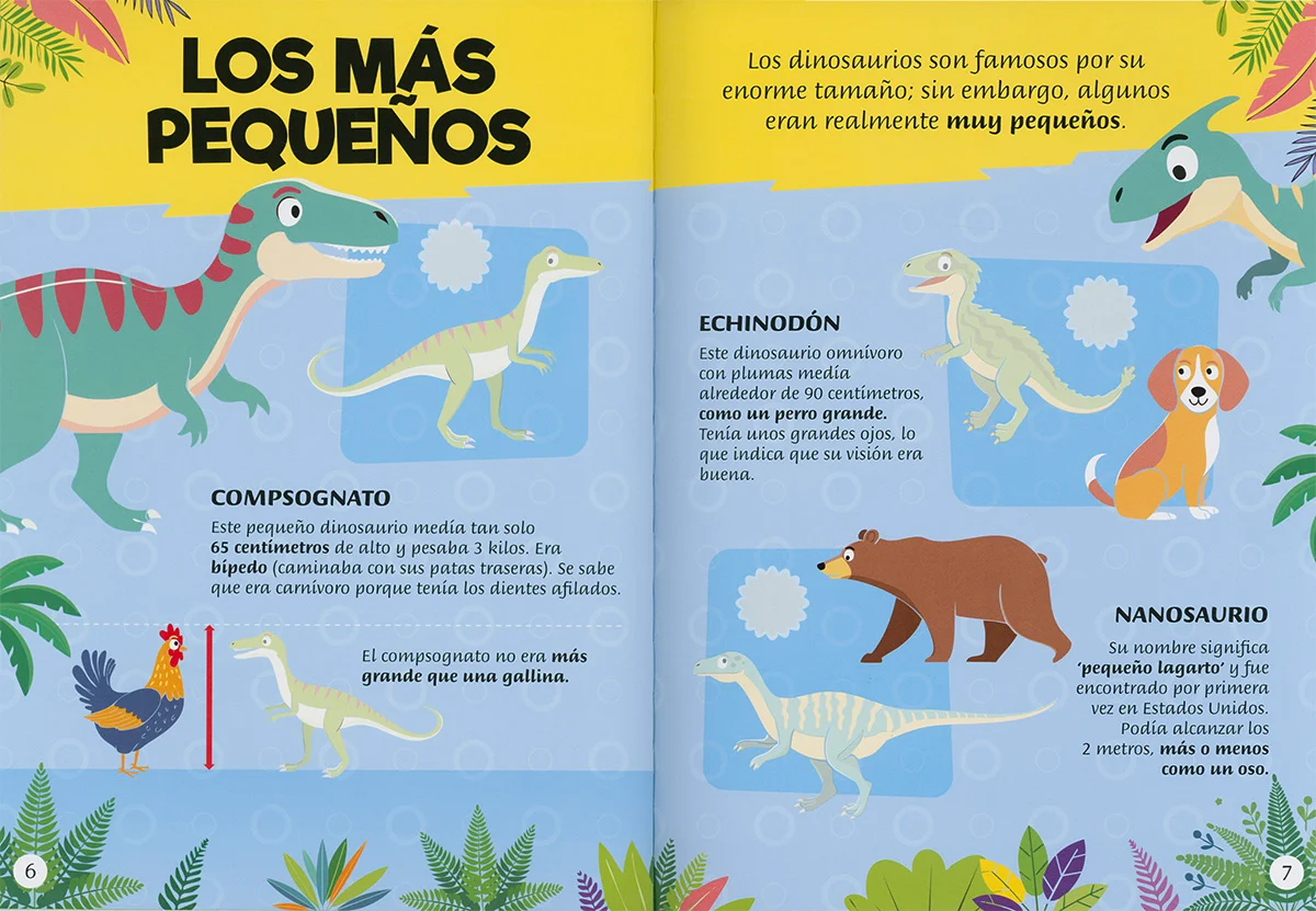 Dinosaurios de Récord con Pegatinas - Imagen 4