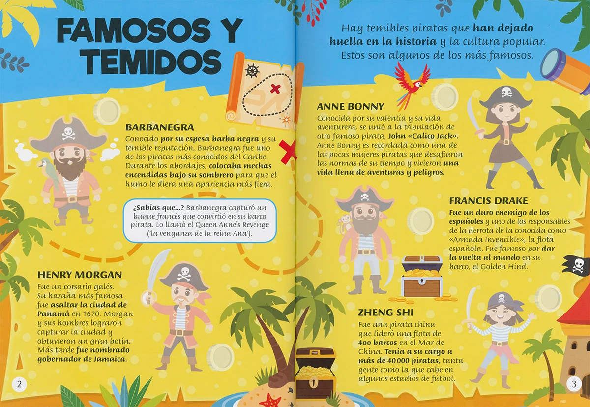 Piratas de Récord con Pegatinas - Imagen 4