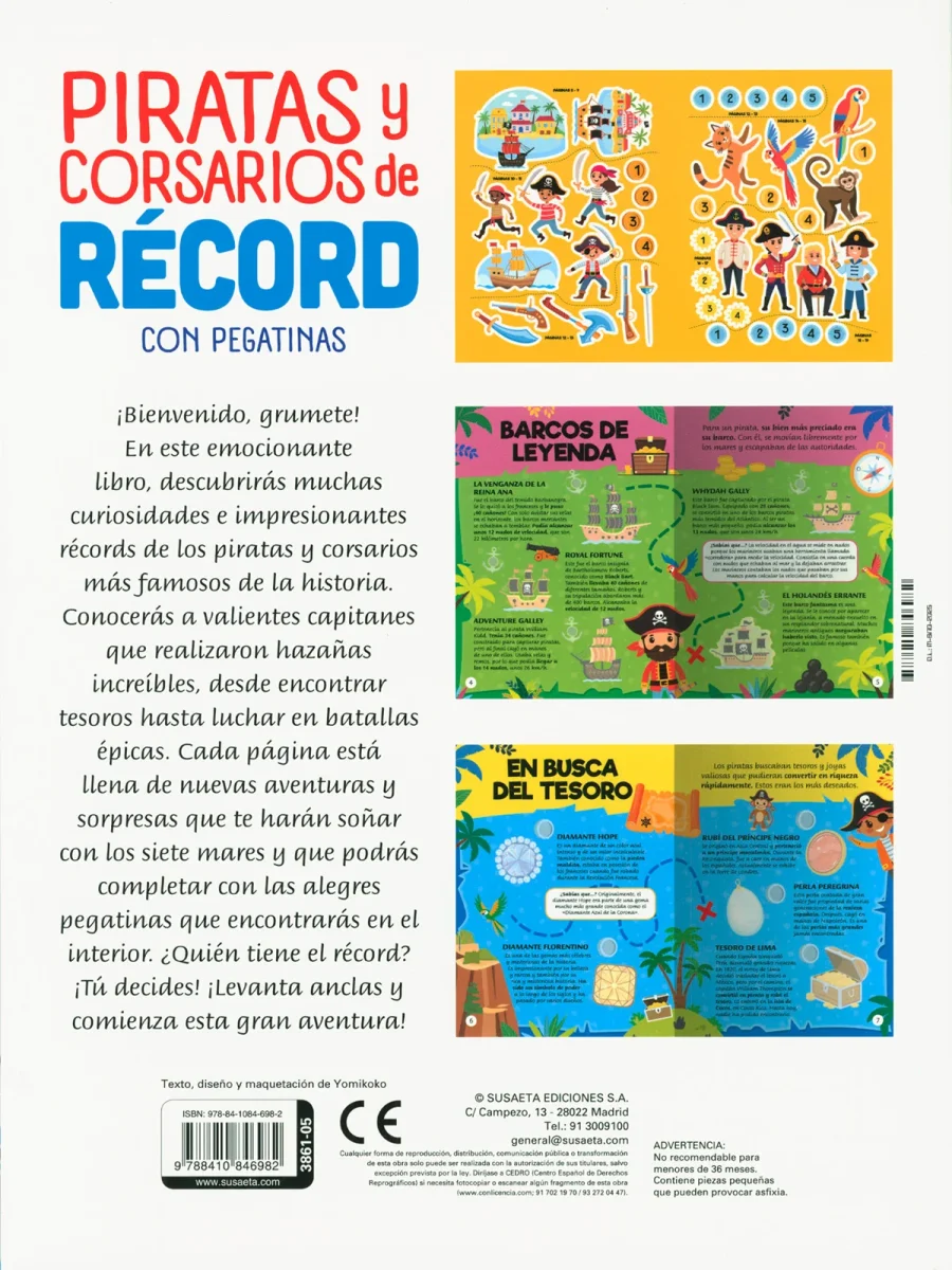 Piratas de Récord con Pegatinas - Imagen 6