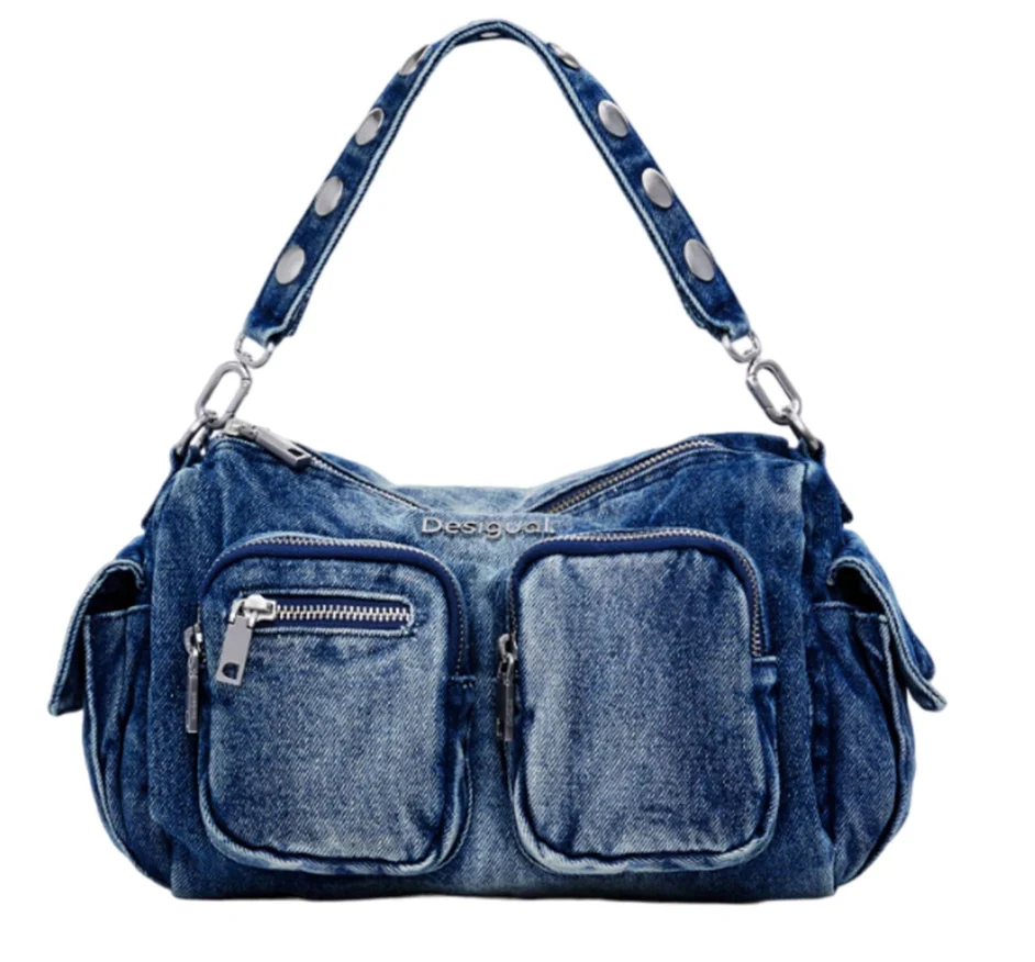 Bag Denim Habana multipocket - Imagen 7