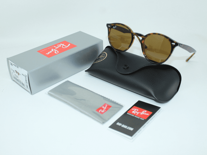 Ray Ban RB2180 Havana Dark Brown Classic B-15 - Imagen 8