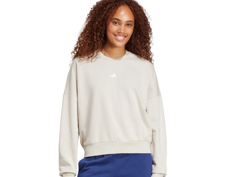 Sueter Adidas Essentials Beige Mujer - Imagen 6