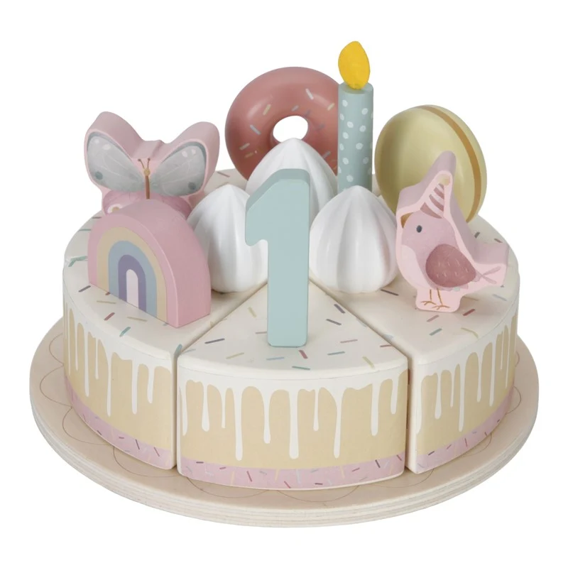 Pastel de Cumpleaños Rosa - Imagen 2