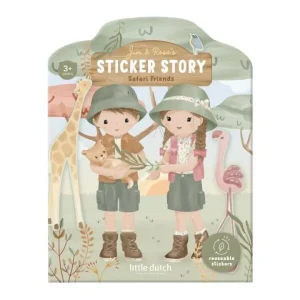 Libro Pegatinas Reutilizables Safari Friends