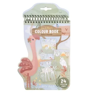 Libro para Colorear Flamenco Safari Friends
