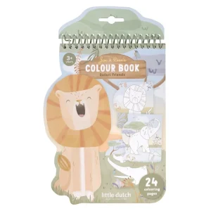 Libro para Colorear León Safari Friends