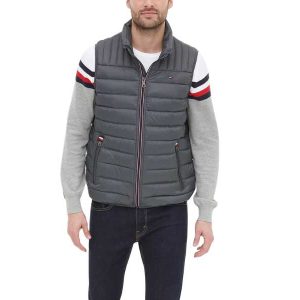Tommy Hilfiger Chaleco Large acolchado ligero Carbón Talla L