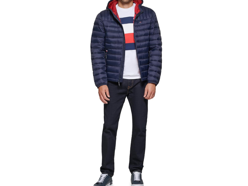 Tommy Hilfiger Chompa acolchada con capucha ultra loft - Imagen 5
