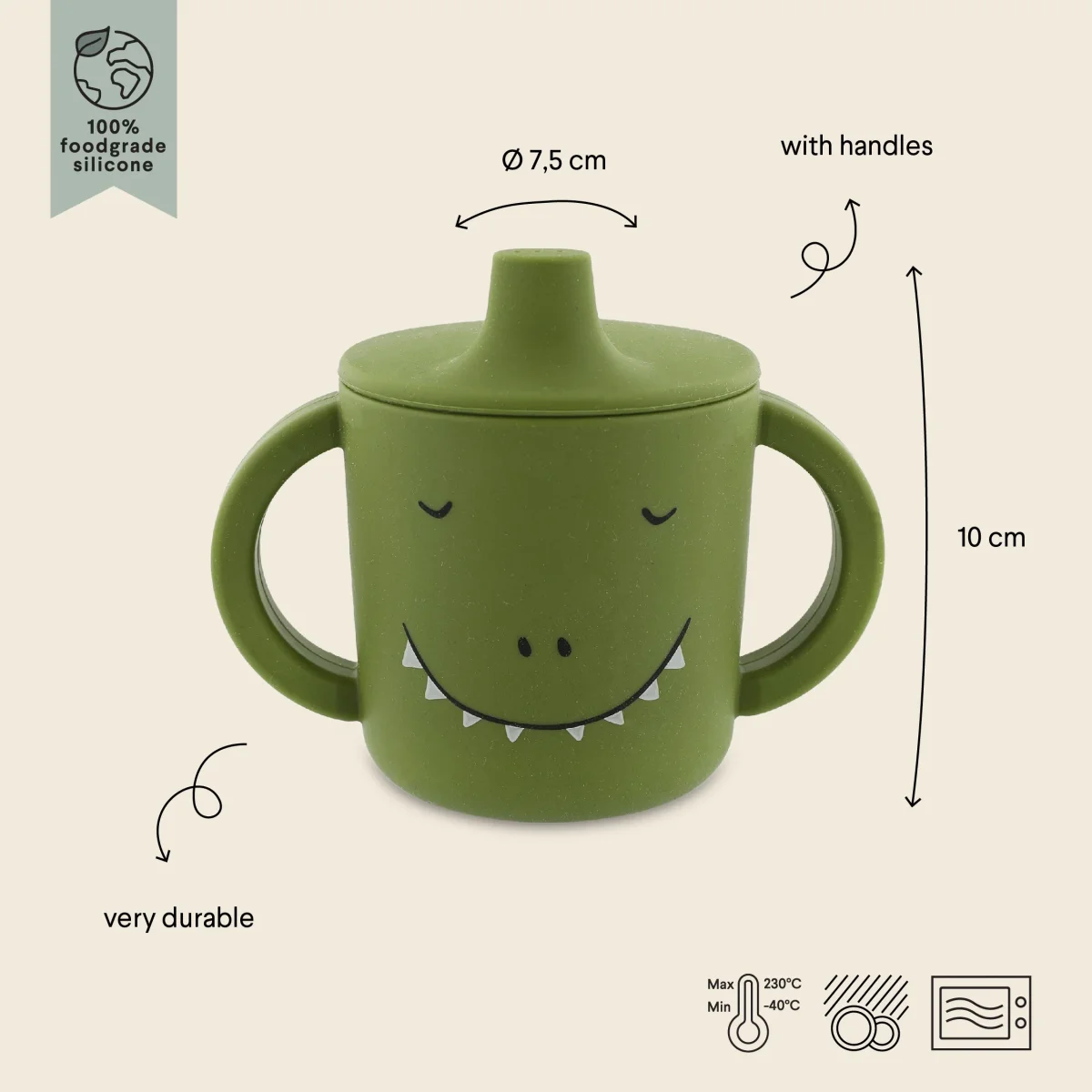 Taza Silicona Mr. Dino - Imagen 5