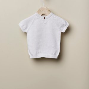 Jersey manga corta blanco