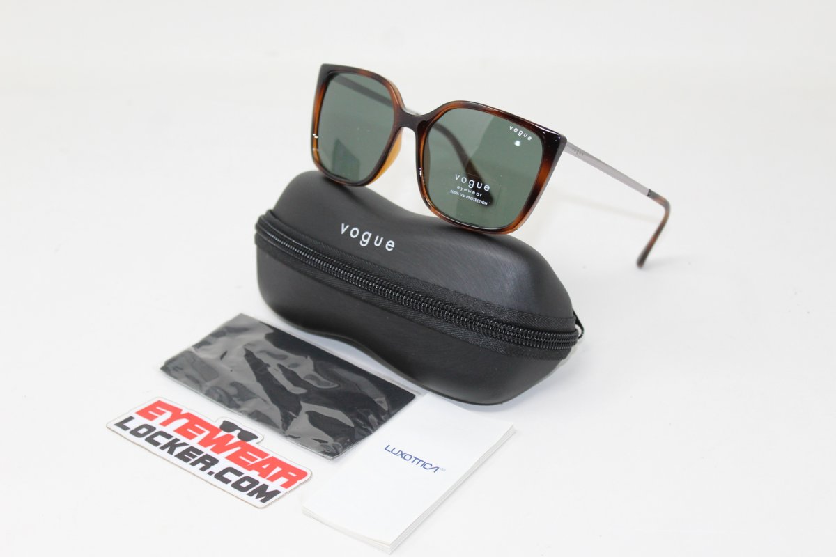 Vogue VO5353S Shiny Havana Verde Obscuro - Imagen 6