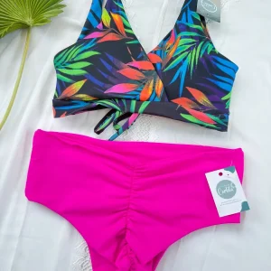 Conjunto Margaret tanga fitness tiro medio