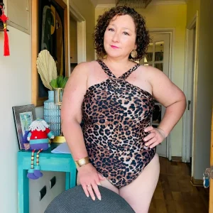 Traje de baño leopard