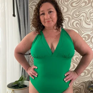 Traje de baño Atenea verde esmeralda