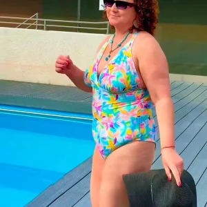 Traje de baño Atenea estampado floral