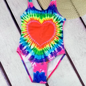Traje de baño corazon Tye die