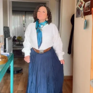 Falda Satinada