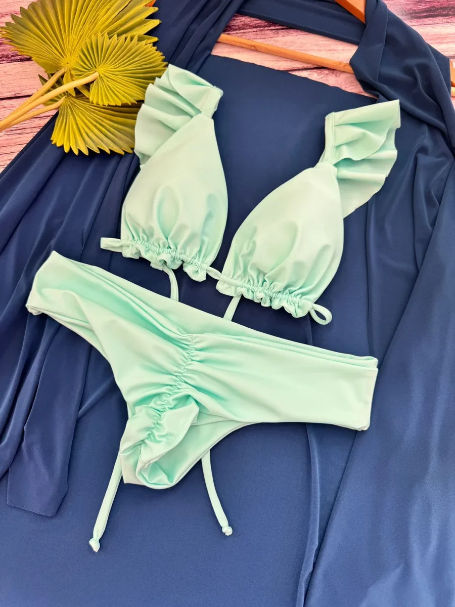 Conjunto Ibiza con vuelos Aguamarina - Imagen 4
