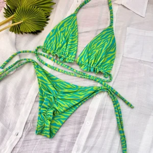 Conjunto Ibiza cebra neon