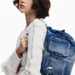 Bag Denim Habana multipocket