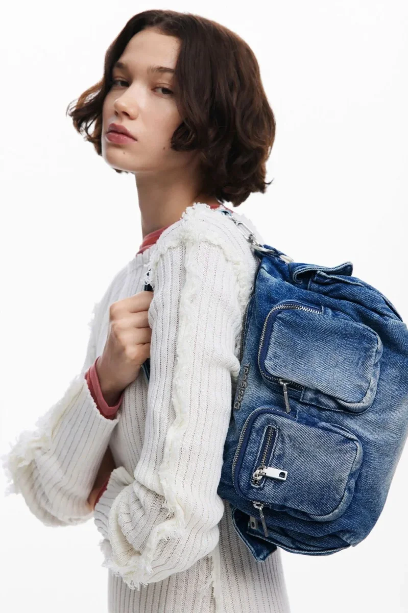 Bag Denim Habana multipocket