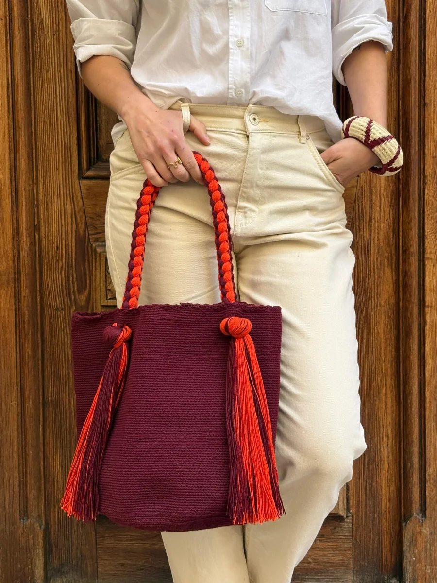 Bolso Wayúu Trenzado - Imagen 3