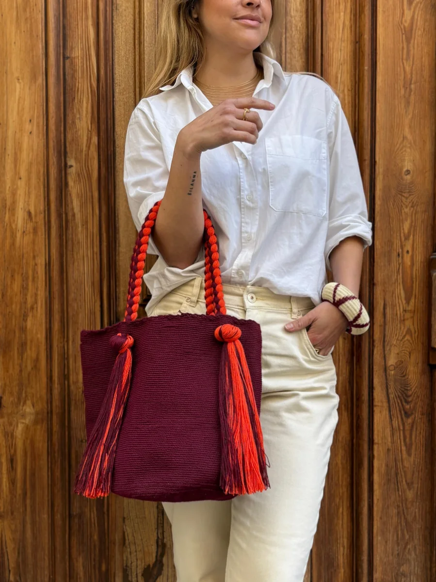Bolso Wayúu Trenzado - Imagen 2
