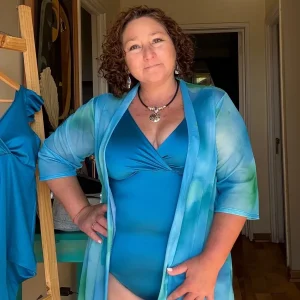 Kimono Marea Turquesa
