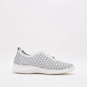 Zapatillas blancas de cuero