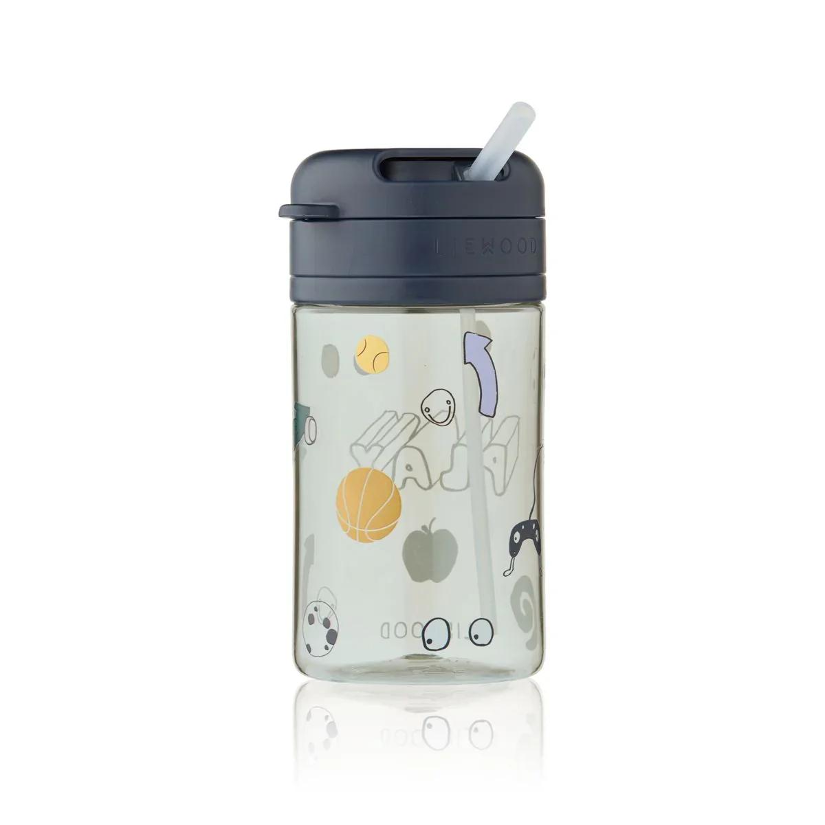 Vaso con Pajita Azul Play - Imagen 3