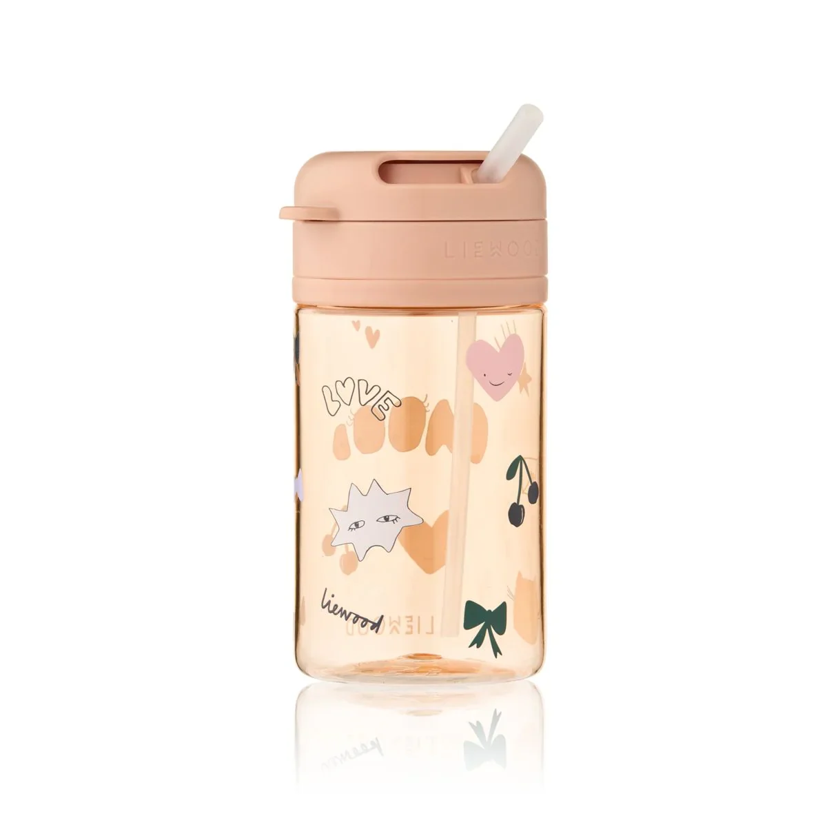 Vaso con Pajita Rosa Mood - Imagen 3