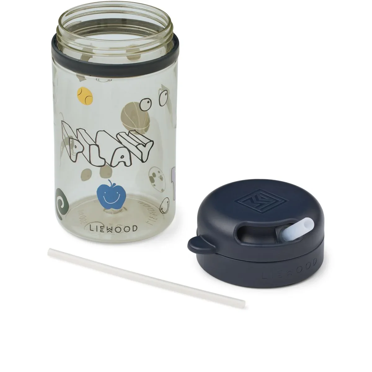 Vaso con Pajita Azul Play - Imagen 4