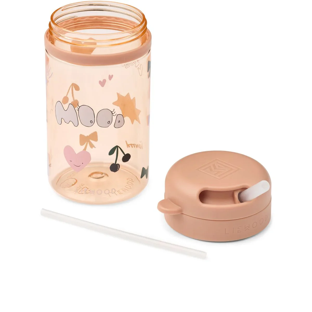 Vaso con Pajita Rosa Mood - Imagen 5