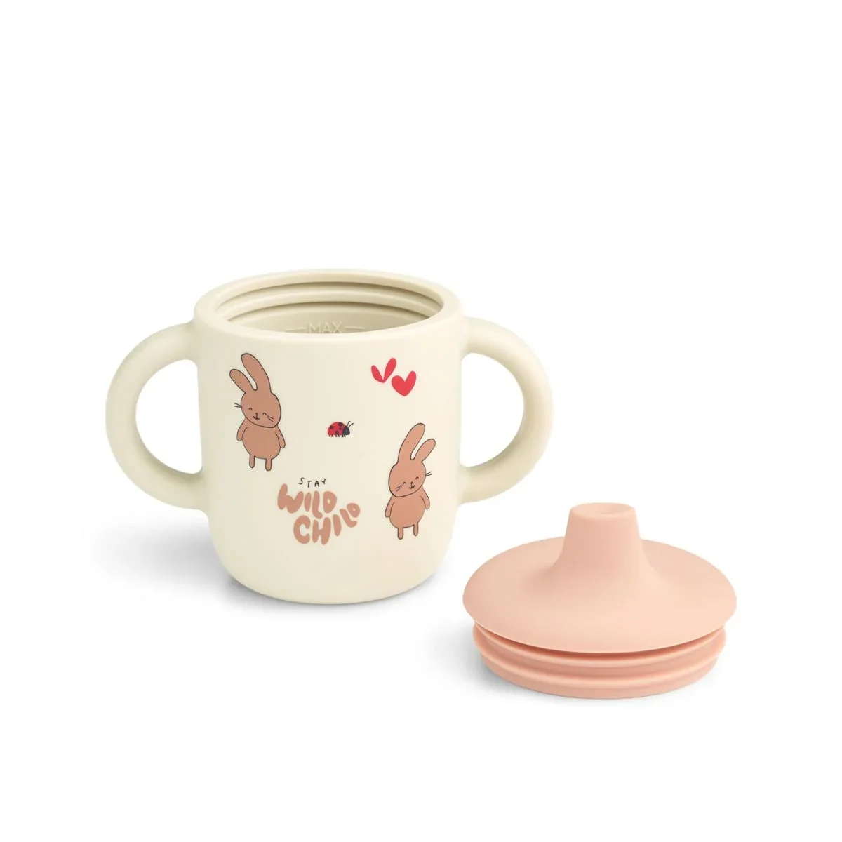 Taza Silicona Conejito Rosa - Imagen 3
