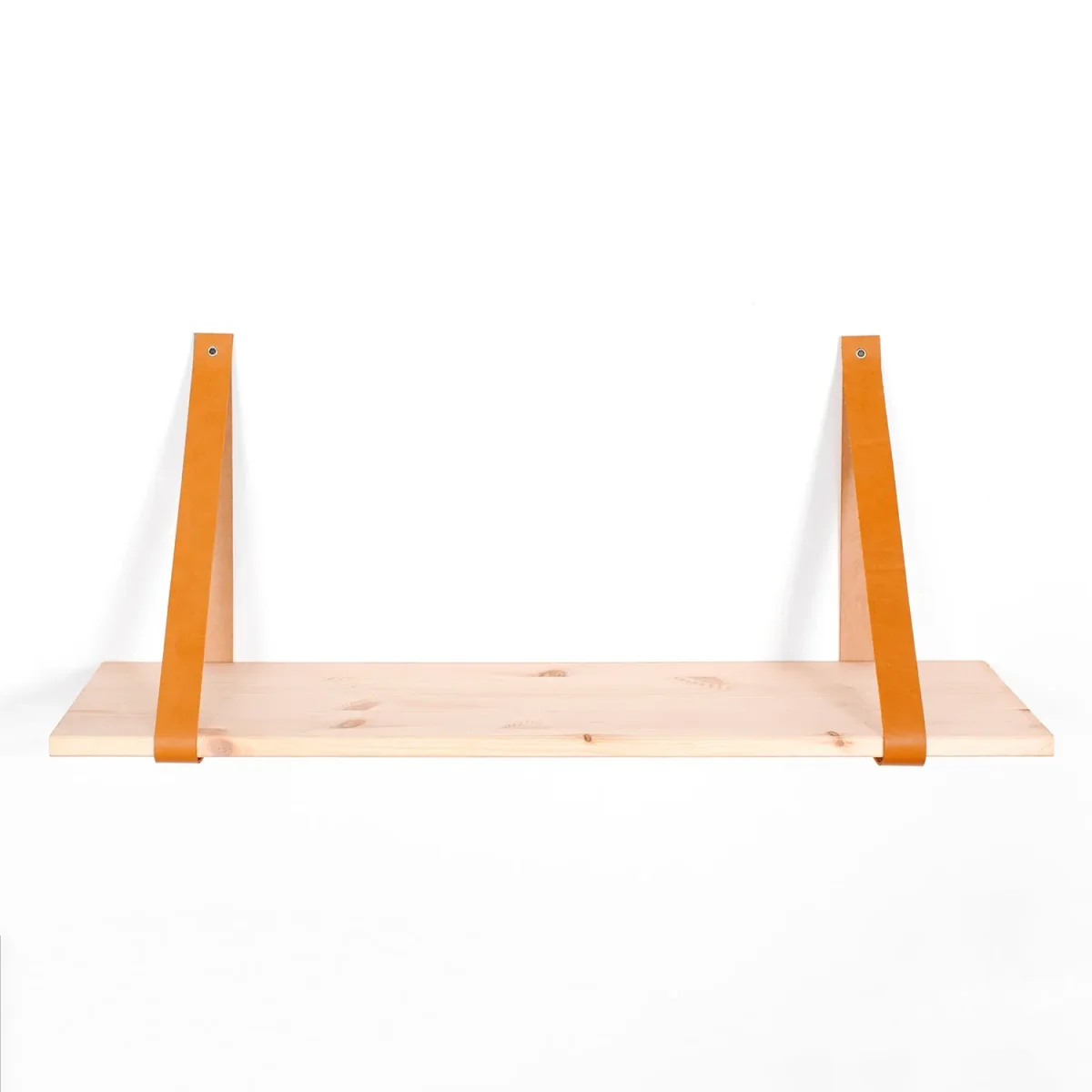 Estantería de madera y cuero - Imagen 3
