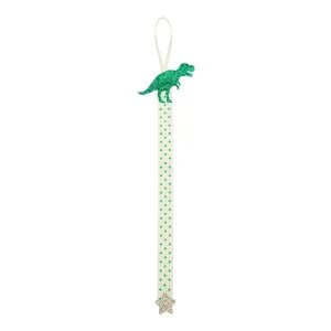 Percha con clip de Dinosaurio