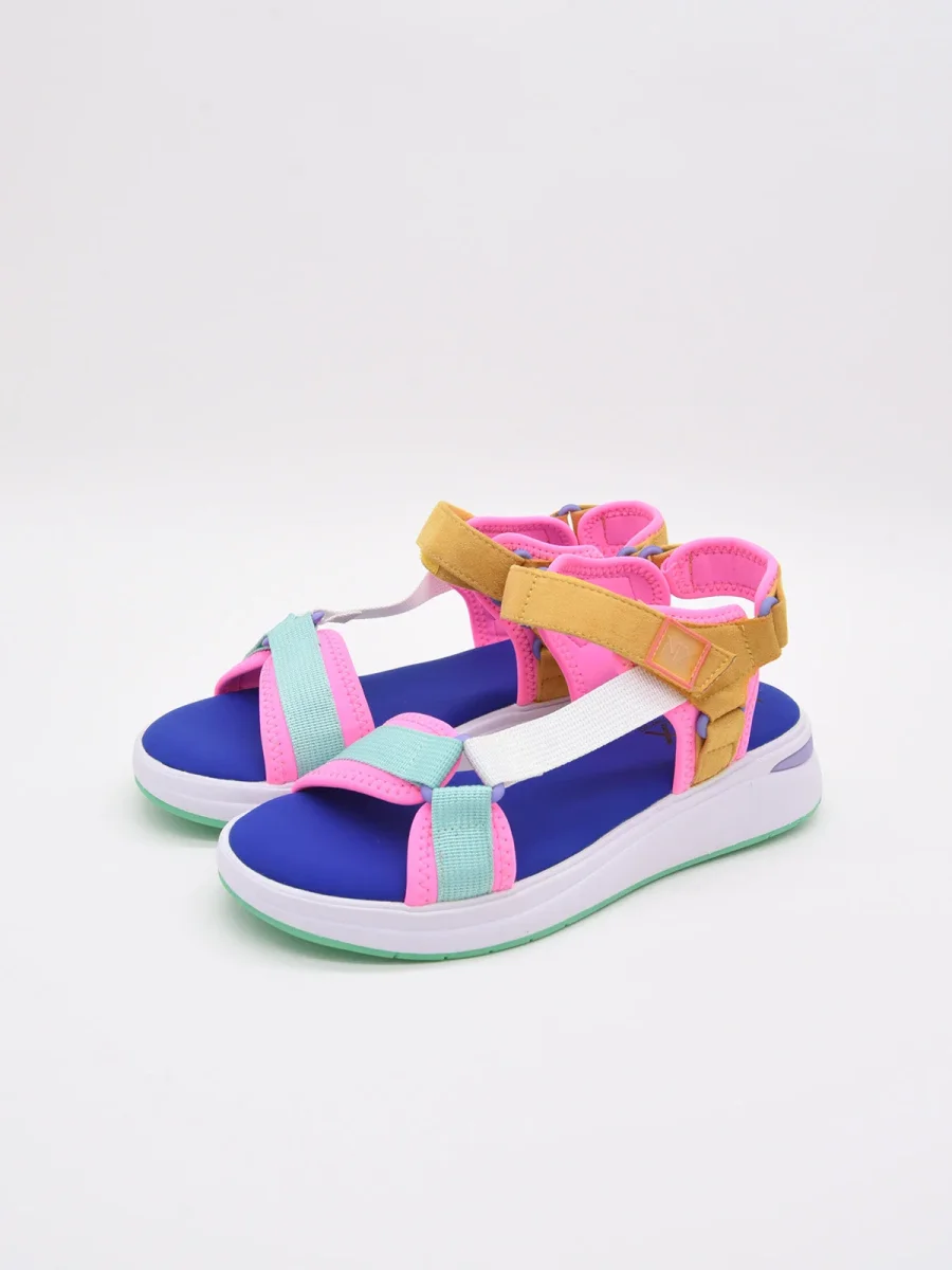 Sandalias azules y rosa fluor de Nyrex - Imagen 4
