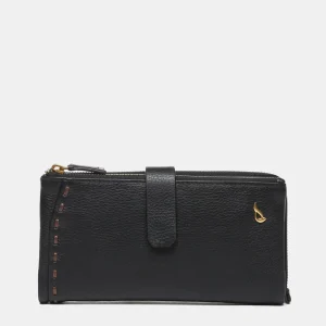 Billetero Abbacino Baker Piel Grande - Negro