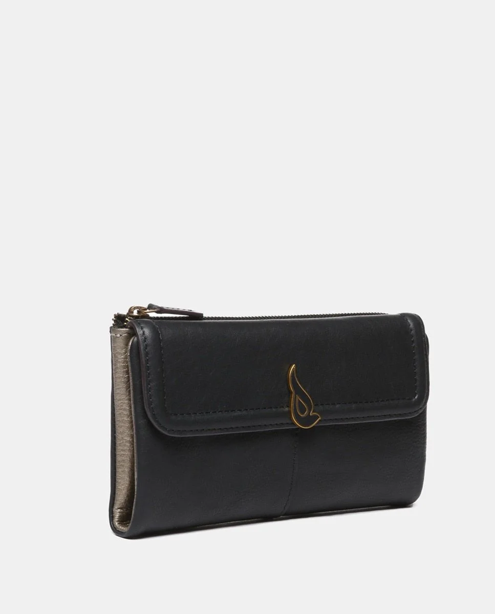 Billetero Abbacino Walker Grande en Piel - Negro - Imagen 4