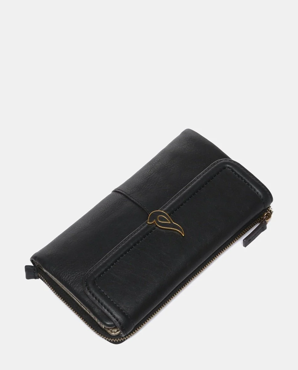 Billetero Abbacino Walker Grande en Piel - Negro - Imagen 6