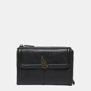 Billetero Abbacino Walker Mediano en Piel - Negro