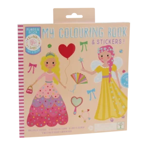 Libro para Colorear con Pegatinas Princesas