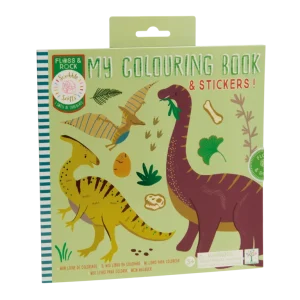 Libro para Colorear con Pegatinas Dinos