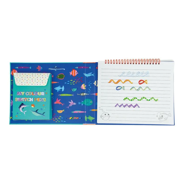 Libro con Bolígrafo Mágico y Pegatinas Océano - Imagen 4