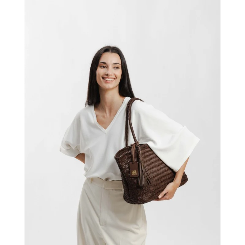 Bolso de hombro BIBA PERKINS en Piel - Imagen 6