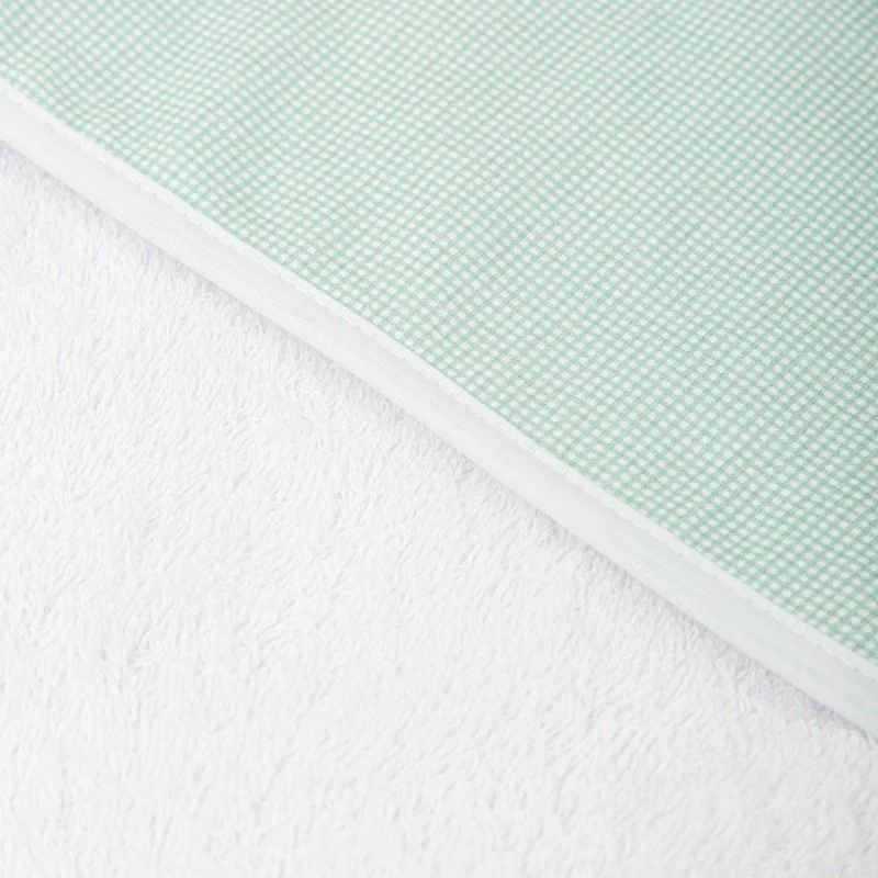 Capa Baño con detalle Vichy Verde Claro - Imagen 3