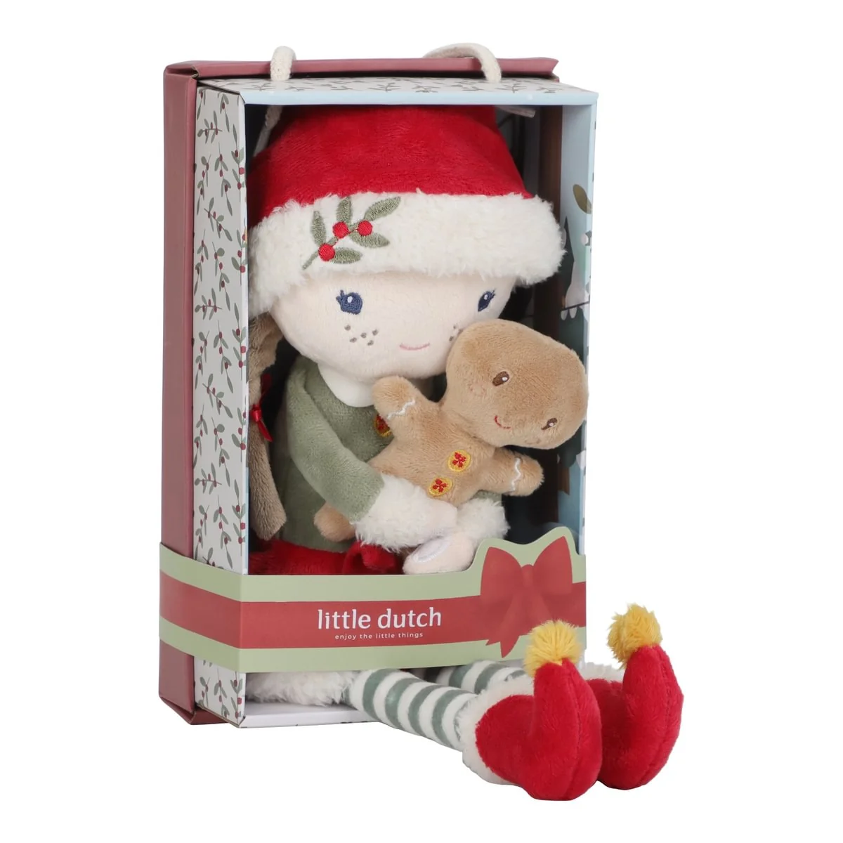 Rosa muñeca Navidad - Imagen 4